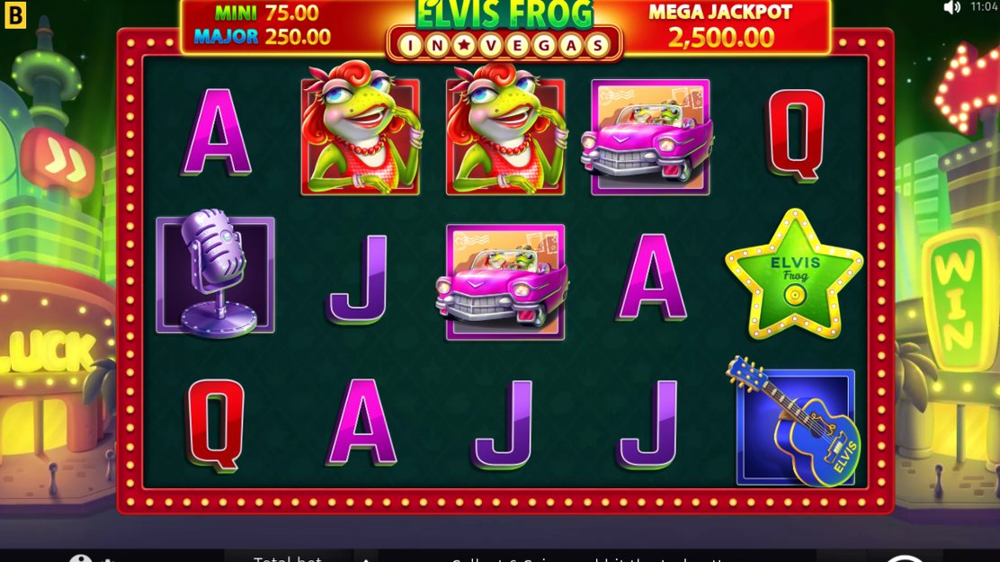 Elvis Frog in Vegas