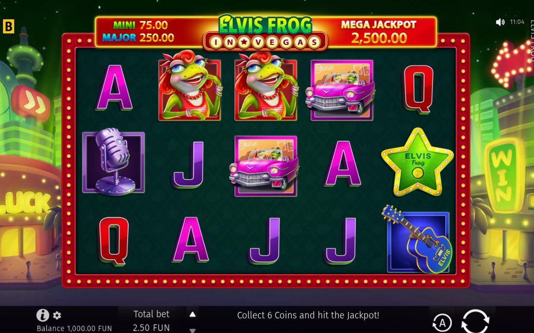Elvis Frog in Vegas
